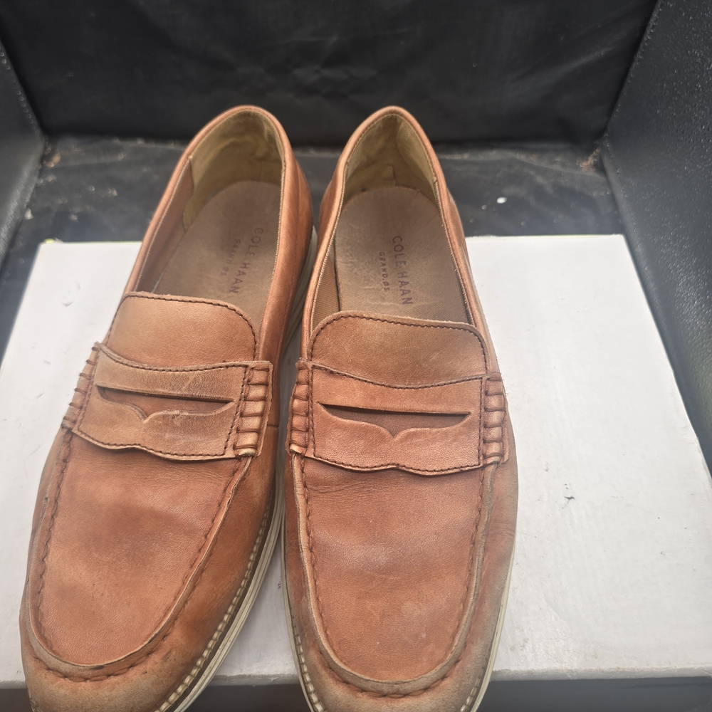 Cole Haan Brown Leather Loafers Men Size 9.5